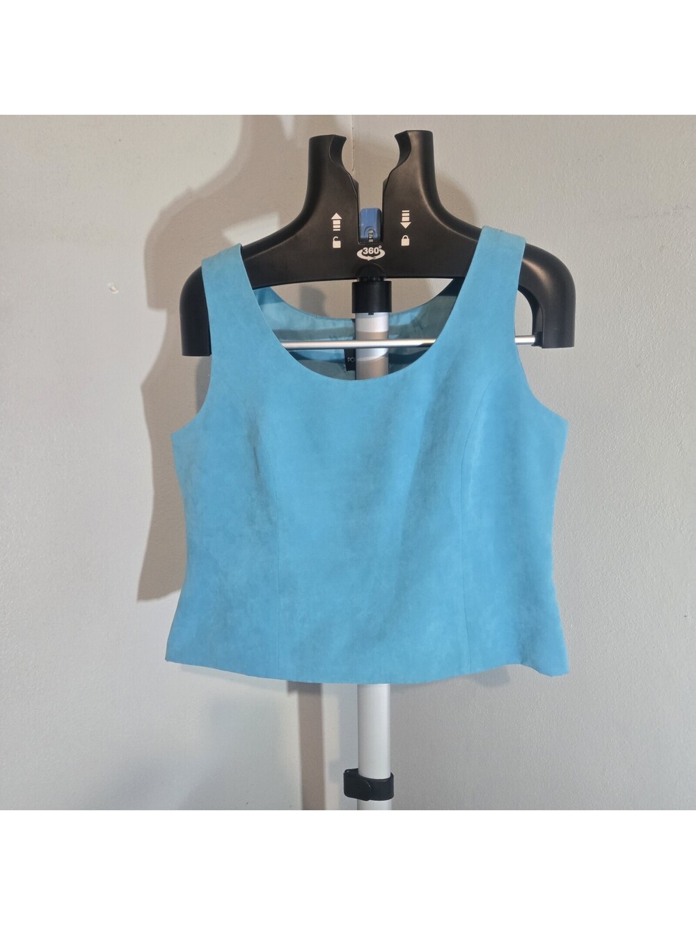 Positive Attitude Top Women's size 14 Petite Blue Workwear